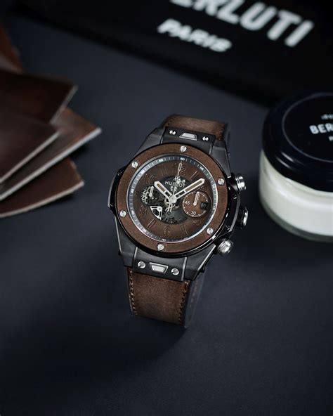 Hublot x Berluti Big Bang Unico Cold Brown Watch Review and Pr.